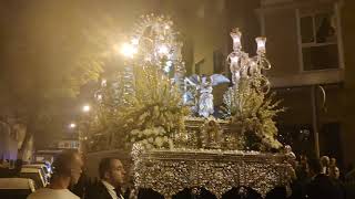 Procesión de la Virgen del Rosario de Villaverde Madrid 2022  BM Santa Cecilia La Carolina [upl. by Pouncey]