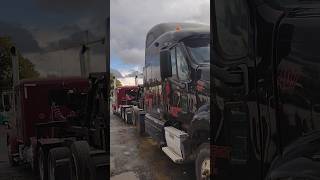 BACK TO BACK TRUCK TOWING diy truck trucking mechanic repair peterbilt classic automobile [upl. by Atinrehs537]