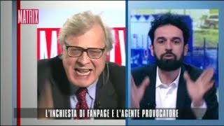 quotIncapaciquot Sgarbi vs la Iena grillina Giarrusso [upl. by Nitsraek]