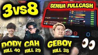 3vs8 TAPI SEMUA FULLCASH KEBANTAI SAMPE 90  Point Blank Zepetto Indonesia [upl. by Eiramenna]