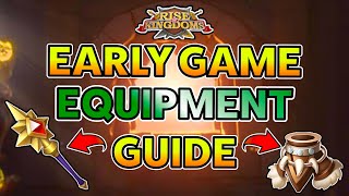 BEST Early Game Equipment  Rise of Kingdoms [upl. by Apicella]