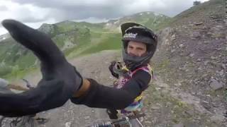 Nico Vink shreds the Vink Line at Châtel Bikepark [upl. by Ferne]