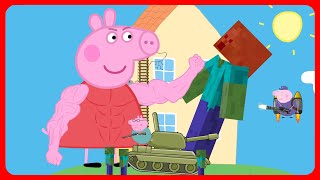 Peppa Pig vs Zombies 2  Continuation The second season All parts Complete [upl. by Mae442]