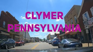 Route 286 West through Clymer Pennsylvania [upl. by Mas]