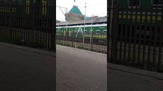 shorts  Premium Train Green Line Express at Rawalpindi  railwaypakistan [upl. by Ahar]