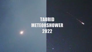 Taurid meteor shower 2022  more than 20 meteors in real time  Tauriden 2022 [upl. by Nnylatsyrc]