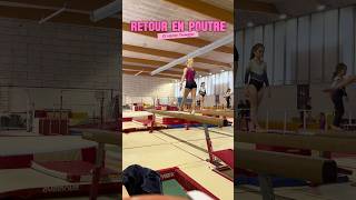 Retour sur la poutre 🎟️ Partie 1 poutre souplesse sportgym [upl. by Sterne245]