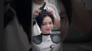 Best girls hair transformation💀💀 shorts hairtransformation barber women [upl. by Anahsohs]