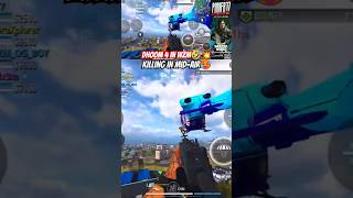 MidAir Mayhem🥵🔥 Stunt and Kill CODWarzoneMobile Stunt MidAir Rooftop EpicMoment dhoom [upl. by Ahdar426]