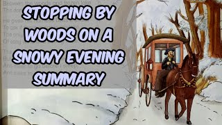 Stopping by Woods on a Snowy Evening  Poem  Summary  New Oxford Modern English [upl. by Lyndsey]