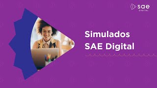 Simulados e Avaliações de Aprendizagem  Simulado ENEM FUVEST e SAEB  SAE Digital [upl. by Papp555]