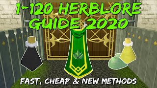 199120 Herblore Guide 20202021  NEW Methods Included Runescape 3 [upl. by Arednaxela751]