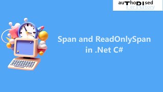 Span and ReadOnlySpan in Net C [upl. by Schwinn888]