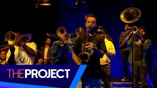 TBC Brass Band Performs Live On The Project [upl. by Yleen]