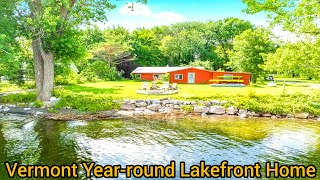 Vermont Waterfront Property For Sale  Vermont Lakefront Homes For Sale  450k Vermont Real Estate [upl. by Anerroc]