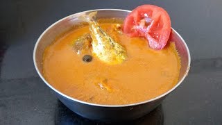 Goan Mackerel Curry  Goan Fish Curry  Bangda curry [upl. by Lezah539]