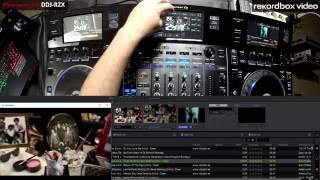 Tutorial Pioneer DJ DDJRZX y Rekordbox Video para VJ  VDJ [upl. by Enitsahc811]