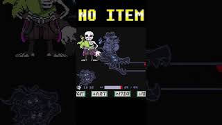 INKJP Sans fight phase1 NO ITEM completed undertaleundertaleau shorts [upl. by Einohpets]