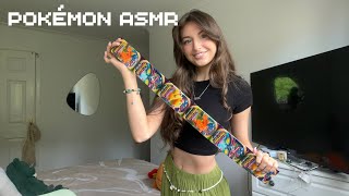 ASMR Unwrapping fake Pokémon cards…🃏 [upl. by Henryk]