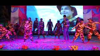 O Sainika Song Dance performance  23rd Anniversary Celebrations  Santhinikethan school [upl. by Nuawaj]