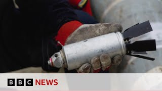 US plans to send controversial cluster munitions to Ukraine  BBC News [upl. by Einwahr]