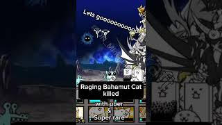 Kill Raging Bahamut Cat  The Battle Cat ItF 3  moon [upl. by Neumark]