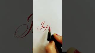 calligraphy lettering art handwriting talented skills [upl. by Suiraj]