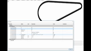 Fusion 360 Parametric Toothed Belt Drive [upl. by Atinyl]