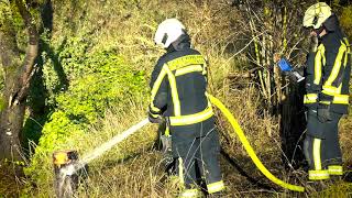 Freiflächenbrand Feuerwehr Langenholtensen im Einsatz [upl. by Matteo]