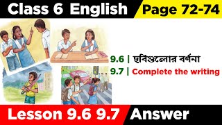 ৬ষ্ঠ ইংরেজি পৃষ্ঠা ৭২৭৪English Class Six Unit 9 Politeness Activity 96 and 97Page7274 Class6 [upl. by Fadas]