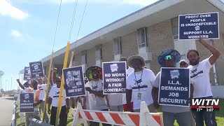 Pickets show up at Morehead City State Port as nationwide longshoreman’s strike begins [upl. by Llennahs]