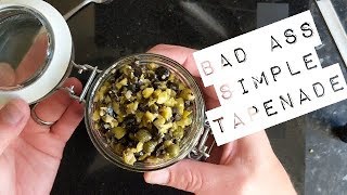 Olive Tapenade  Recipe amp Method  vegan [upl. by Eleik]