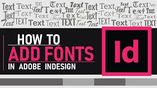 How to add fonts to InDesign  Quick amp Simple Method  Zeedign Tutorials [upl. by Fry]