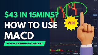 How To Trade Binary Options  MACD with Martingale Strategy [upl. by Adal]