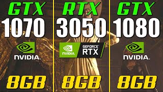 RTX 3050 vs GTX 1070 vs GTX 1080 [upl. by Odnumyer316]