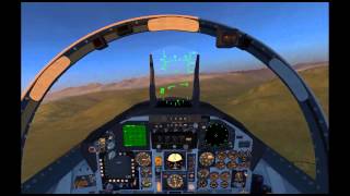 F 15 FlightGear Overview [upl. by Nnuahs352]