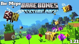 Bare Bones Texture pack for Mcpe 121 [upl. by Shere113]