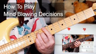 Mind Blowing Decisions Heatwave Guitar amp Bass Lesson [upl. by Talich]