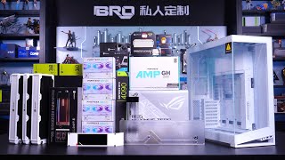 「BRO」4K PC BUILD PHANTEKS NV7 White Sea View Room追风者NV7白色海景房主题 pcbuild [upl. by Harobed782]