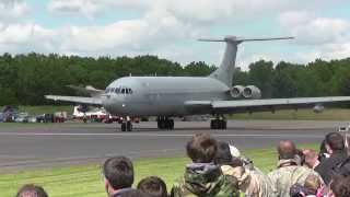 VC10 ZD241 Public Debut Fast Taxi Run 25th May 2014 [upl. by Waldner]