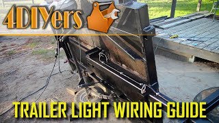 How to Wire Trailer Lights Made Easy [upl. by Redneval]