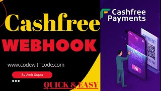 WebHook  Cashfree payment gateway webhook step by step  code with code ✅ [upl. by Lehcsreh]