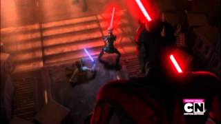 Darth Maul amp Savage Opress vs Obiwan amp Asajj Ventress 1080P Clone Wars Season Finale [upl. by Ahders]