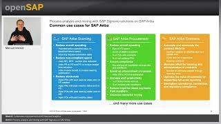 Process analysis and mining with SAP Signavio solutions on SAP Ariba  W6U4  SAP S4HANA Signavio [upl. by Jaquith400]