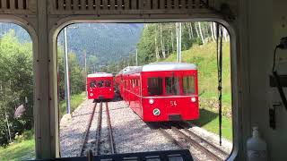 Vallée de Chamonix  le train du Montenvers [upl. by Yelyak]