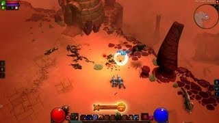 Torchlight 2  Berserker trailer gameplay [upl. by Sudnak641]