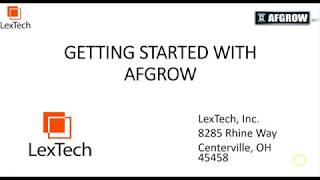 Getting Started With AFGROW [upl. by Mont]