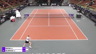 Iga Swiatek “I want her” said Anna Blinkova vs Cristina Bucsa Live Tennis Highlights WTA Limoges🇫🇷 [upl. by Oeramed750]