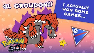 I Used SHADOW GROUDON in Great League and It Worked  Pokémon GO Battle League [upl. by Magdau]