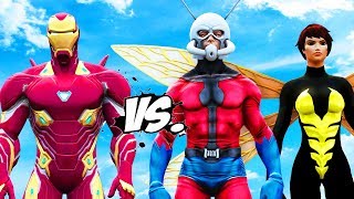 IRON MAN VS ANTMAN AND THE WASP [upl. by Adimra]